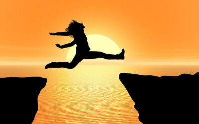 What is the difference between stepping out of faith and taking a leap of faith?
